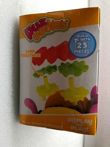 Puzoodles Puzzle Pets Purrfect Taco Caterpillar Roll Chip-Pan Zee Lot of 3