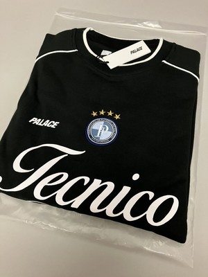 PALACE SKATEBOARDS MASSIMO FORZA CREW BLACK SIZE XL SUMMER 2023の