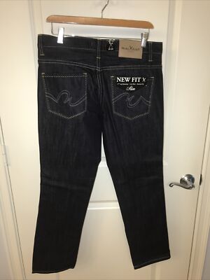 Marc Ecko Button Fly 32x30 Mens Slim Low Rise Jeans NWT