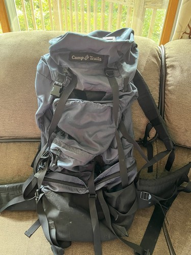 Camp Trails Blue  Large Hiking Backpack Adjustable Trail Bag