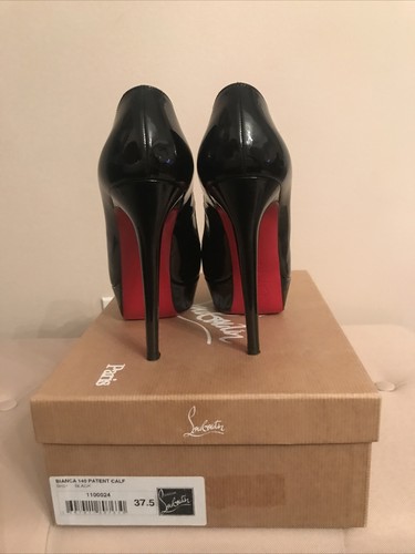 Christian Louboutin ブラックハイヒール Size 38 Christian Louboutin Size 38 Pigalle Follies Black, EUC