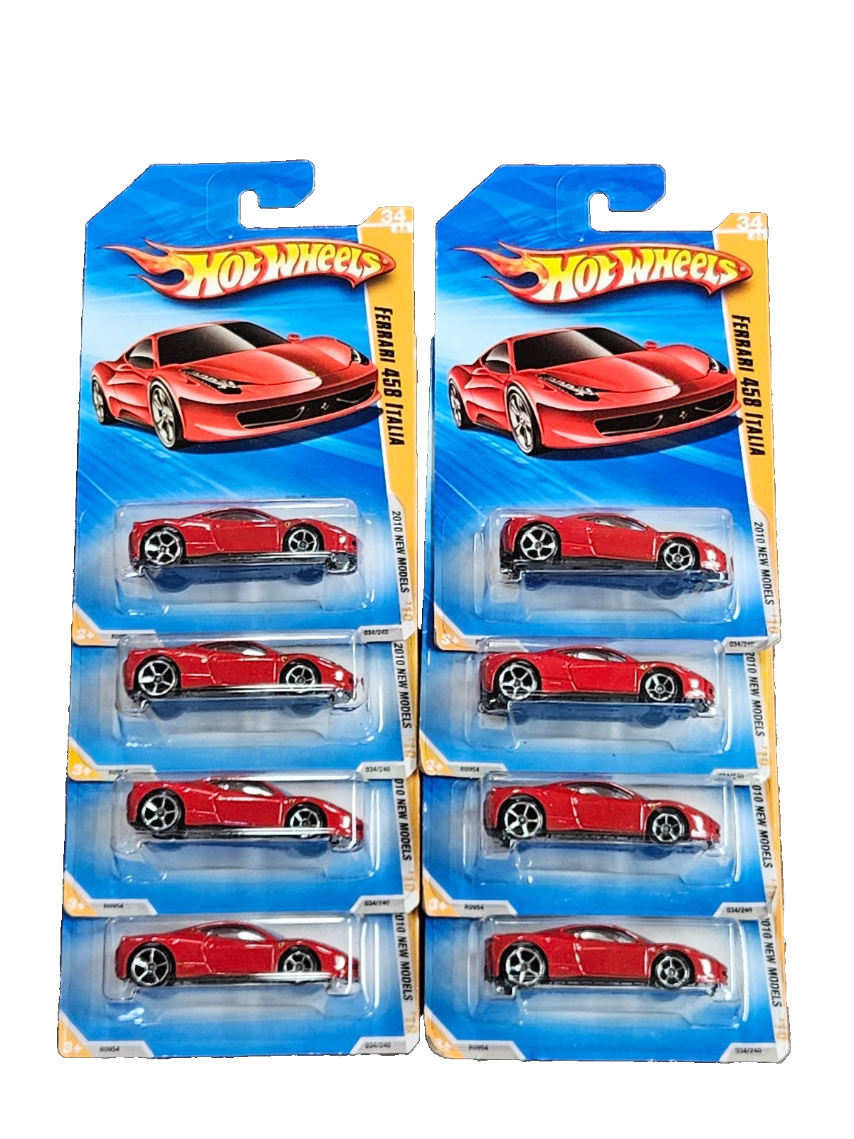 Hot Wheels 458 Italia 限定版 Hot Wheels Ferrari 458 Italia 2010 New Models #34/44 Red C62