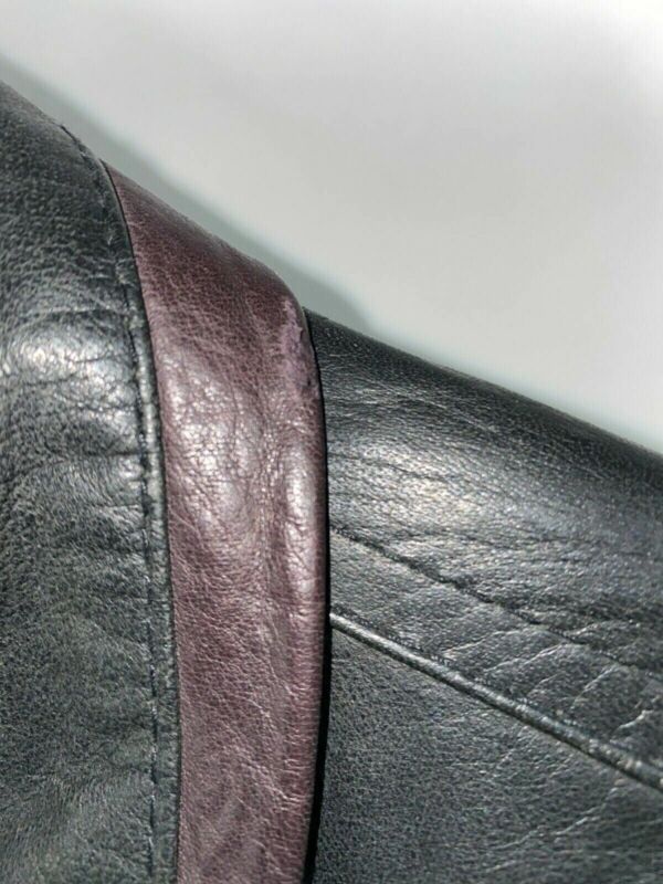 Vintage L.Lambertazzi Leather Coat Men's Black Very Nice Vintage L.Lambertazzi Leather Coat Men's Black Very Nice