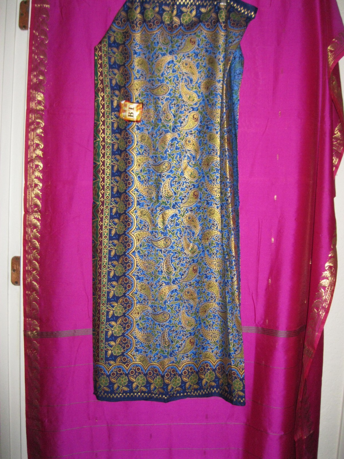 INDONESIA, SARONG OR FABRIC, LONG, BLUE , PURPLE, GREEN INDONESIA, SARONG OR FABRIC, LONG, BLUE , PURPLE, GREEN