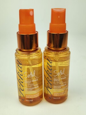 Fekkai SOLEIL Beach Waves Touseling  Spray  1.7 fl oz (2 Pack) MISSING CAPS