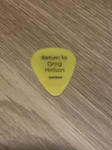 VINTAGE Greg Hetson circle jerks / bad religion GUITAR PICK