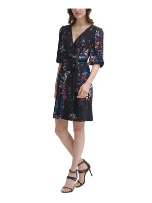 

Женское коктейльное платье DKNY Black Tie с вырезом выше колена, Черный