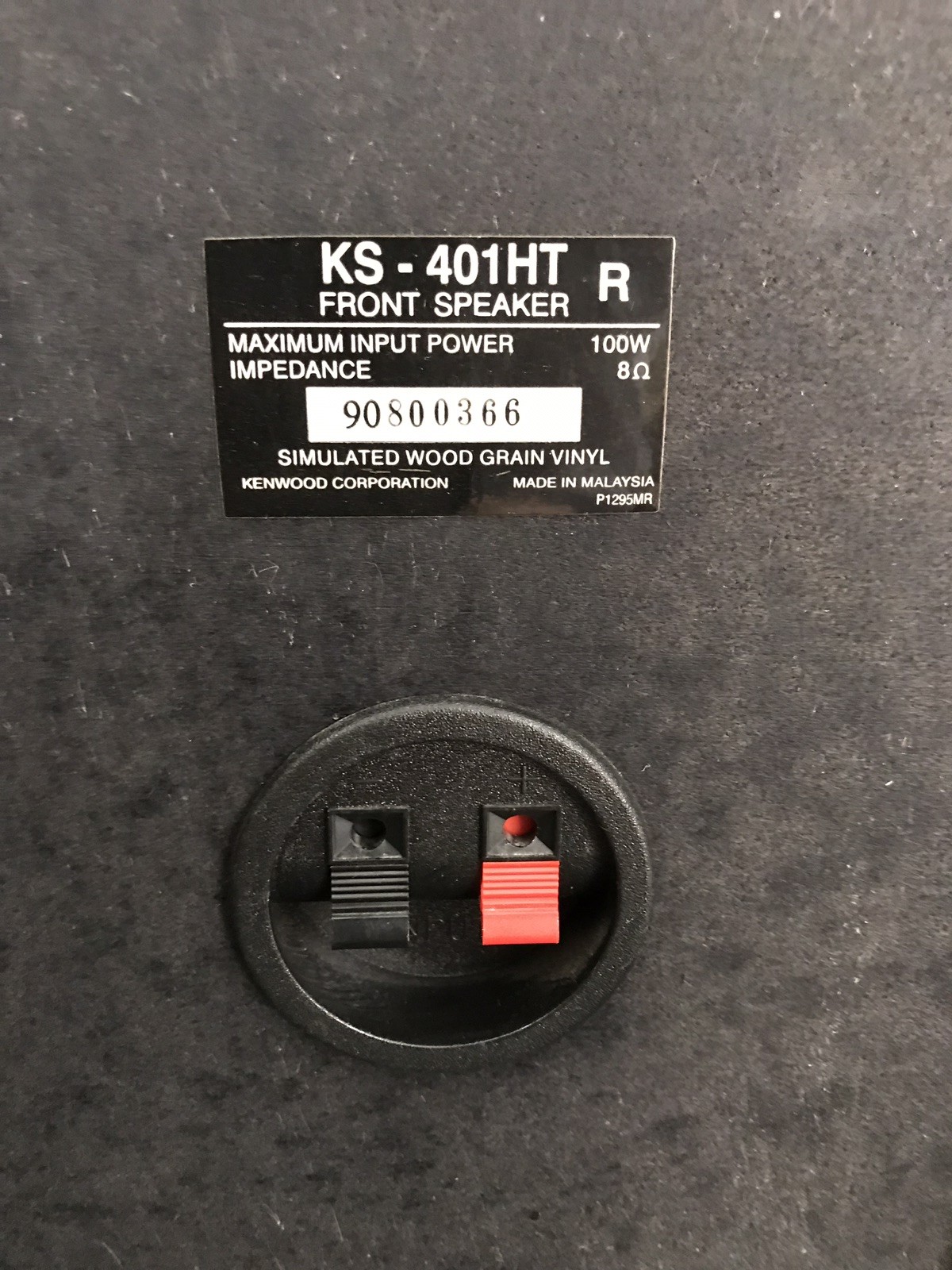 KENWOOD KS-401HT Right & Left Front Speakers - TESTED & WORKING