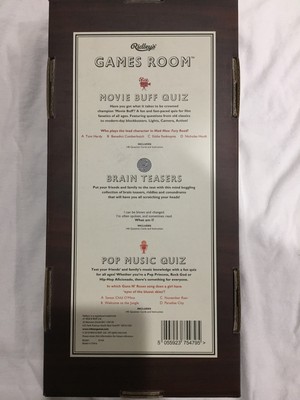 Ridley's Trivia Set of 3 - BRAND NEW - Pop Music, Movie Buff and Brain Teas