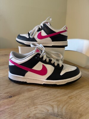 nike dunk low fierce pink obsidian kids 4y