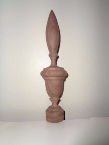 WOOD FINIAL UNFINISHED FOR FURNITURE OR CLOCK #56