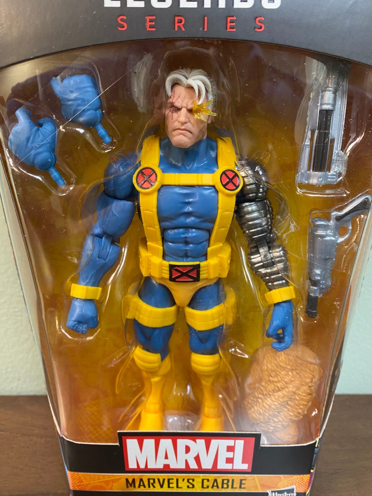 Cable Marvel Legends Zabu BAF Wave Capcom 90s X-Force X-Men