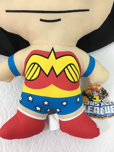 Wonder Woman Justice League Big Head Pillow Plush Doll Six Flags 17”  B13
