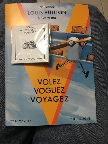 LOUIS VUITTON VOLEZ VOGUEZ VOYAGEZ ポスター Louis Vuitton Volez Voguez Voyagez NYC Exhibition Program