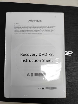 NEW OEM Acer Extensa 5630Z 5230 factory recovery restore cd dvd disc Windows XP