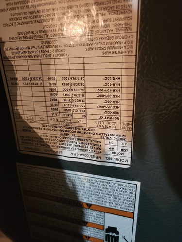Goodman Air Handler MBE2000AA-1BA 2000 cfm Variable Speed NOS
