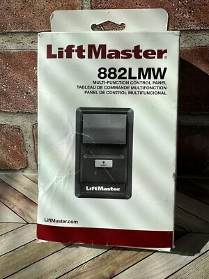 Liftmaster 882LMW Multi-Function Garage Control Panel Push Button Light Control 
