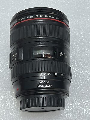 Canon 24-105mm f/4 L. IS  USM AF/MF IMAGE STABILIZER Wide And Tele lens PRO
