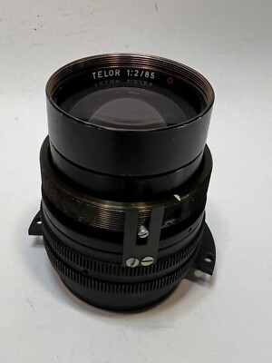 Rare Optics Lens Technical TELOR 1:2/85 Round Bokeh Portrait Aperture 18 petals.