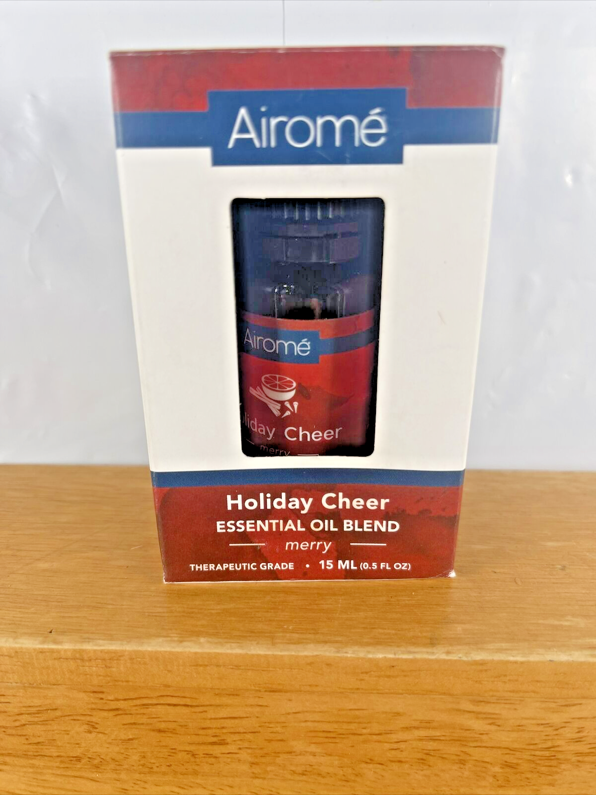 NEW IN BOX Airome Holiday Cheer  MERRY 15ml All Natural Essential Oil