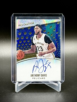 2017-18 Panini Revolution ANTHONY DAVIS On-Card Auto #A-AD Autograph Pelicans
