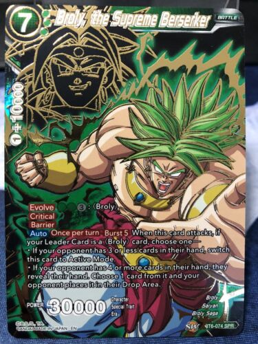 Dragon Ball Super Card Game- Broly, the Supreme Berserker Dragon Ball Super Card Game- Broly, the Supreme Berserker