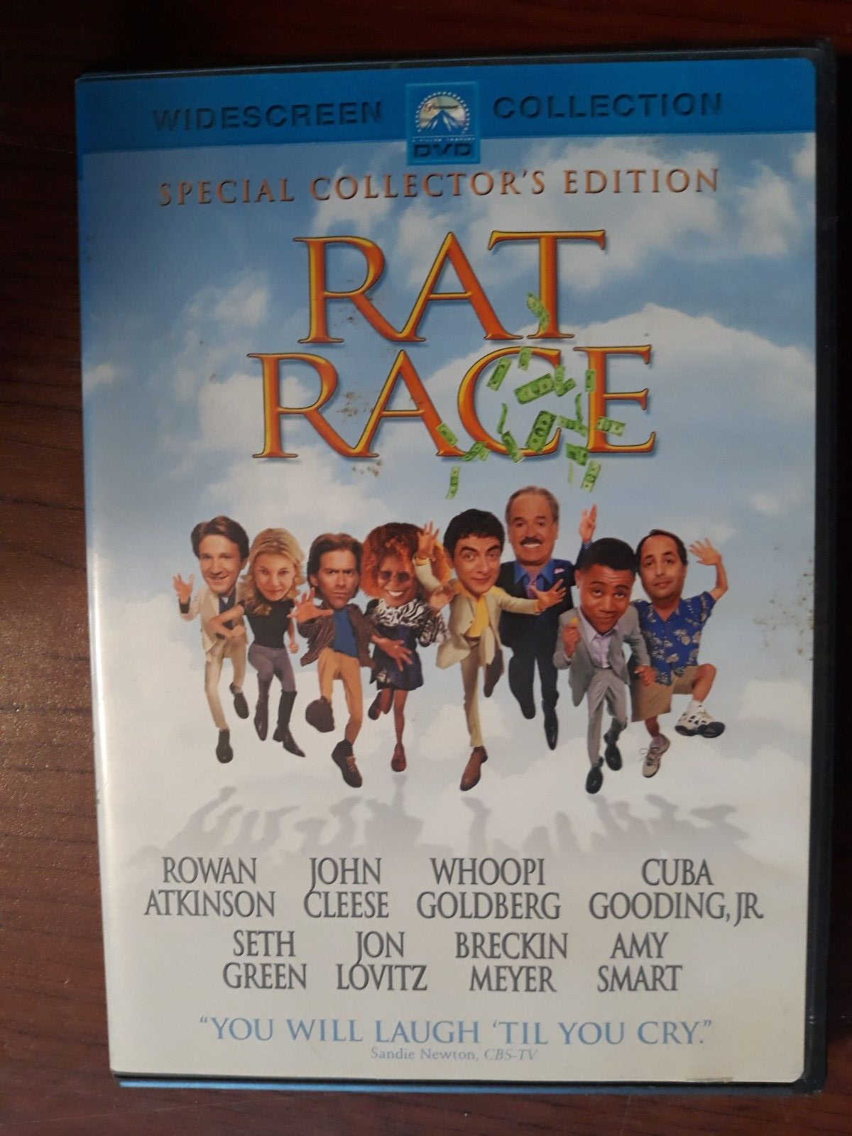 Rat Race (DVD, 2002, WS) 33684. Amy Smart, John Cleese, Rowan Atkinson, S Green Rat Race (DVD, 2002, WS) 33684. Amy Smart, John Cleese, Rowan Atkinson, S Green