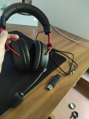 HyperX Cloud II Wireless Ohrumschließende Gaming-Headset - Rot Ohne Die Box