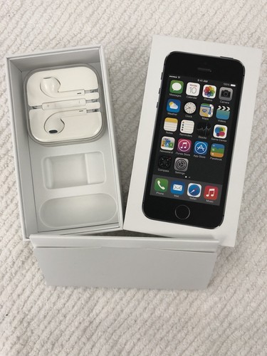 Empty Box Apple iphone 5 S Box With Earbuds