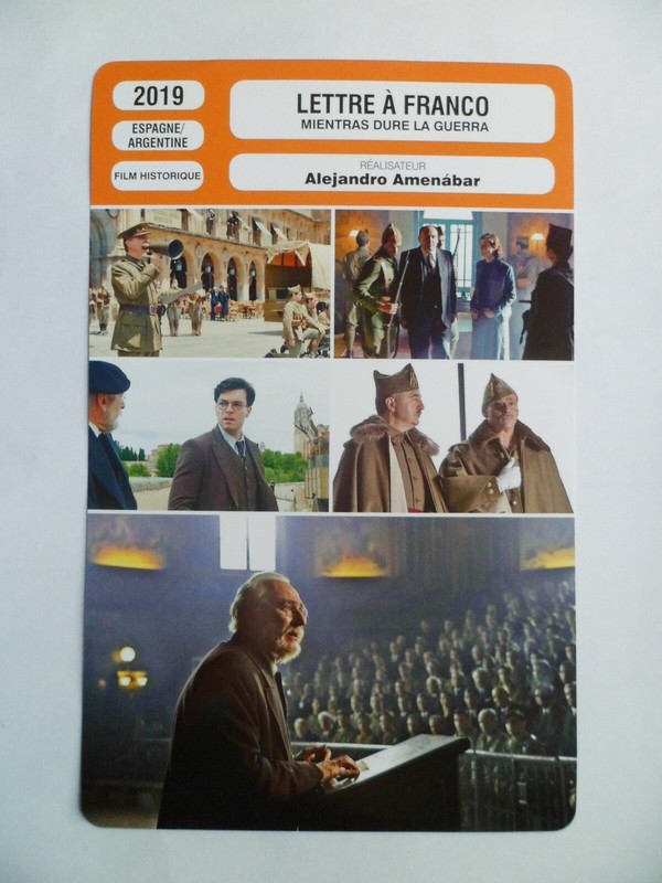 Carte Fiche Cinema 2019 Lettre A Franco Karra Elejalde Eduard Fernandez Santi Pr