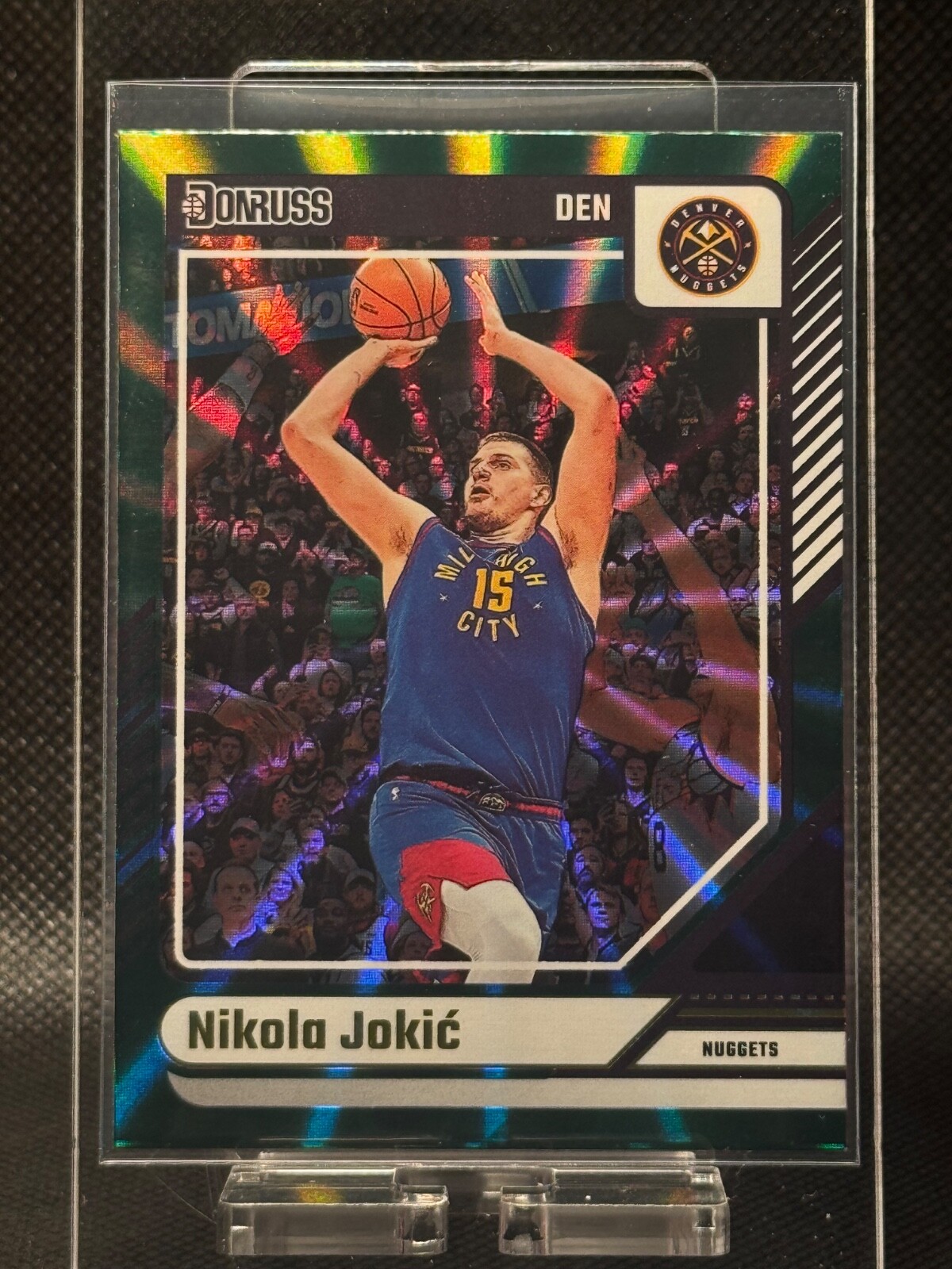 その他 NIKOLA JOKIC RC DONRUSS PSA9 2022 Panini Donruss Basketball Nikola Jokic Green Holo Card