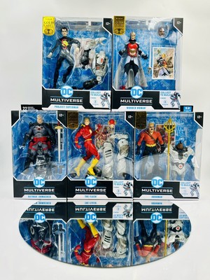 DC Multiverse  McFarlane FlashPoint Set Cyborg Build-A-Figure Complete Set*READ*