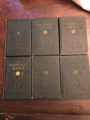 Vintage ''The Master Key System'' Charles F. Haanel 1919 Vol. I,II,IV,V,VI, & VII
