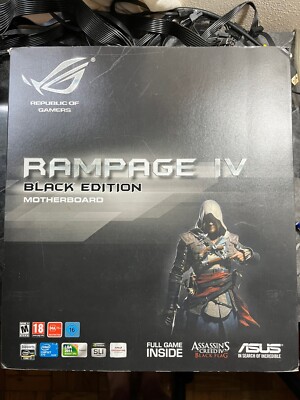 ASUS Rampage iv Rog X79 Black Edition With E5-1680 v2 Lga2011 ATX Motherboard