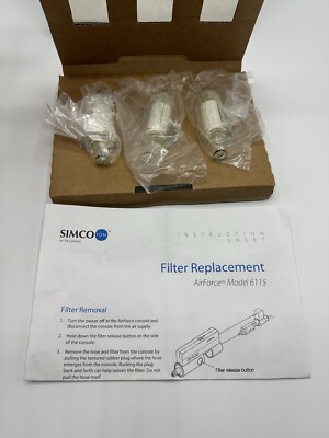 Simco Ion ION SYSTEMS 91-6115-FLT FILTER CARTRIDGE NEW 3 Pack
