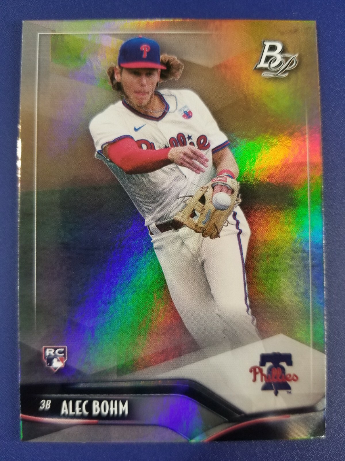 Alex Bohm 2021 BOWMAN PLATINUM ROOKIE RC #20 PHILADELPHIA