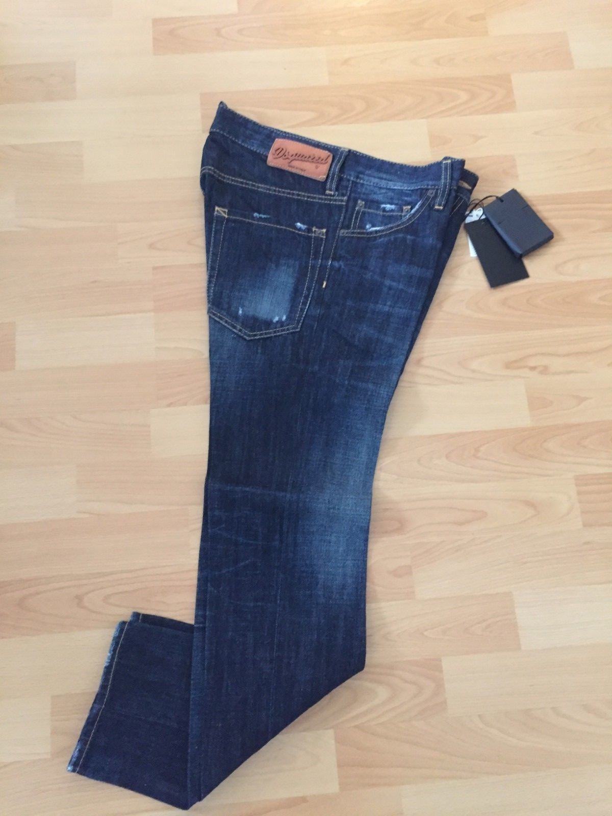 dsquared jeans painted