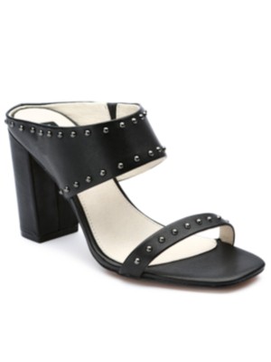 

SANCTUARY Женские черные кожаные сандалии без шнуровки с шипами и открытым носком,  м, Черный, 550024--M