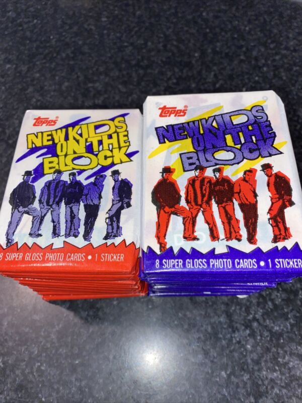1989 Topps New Kids On The Block Wax Packs Cards