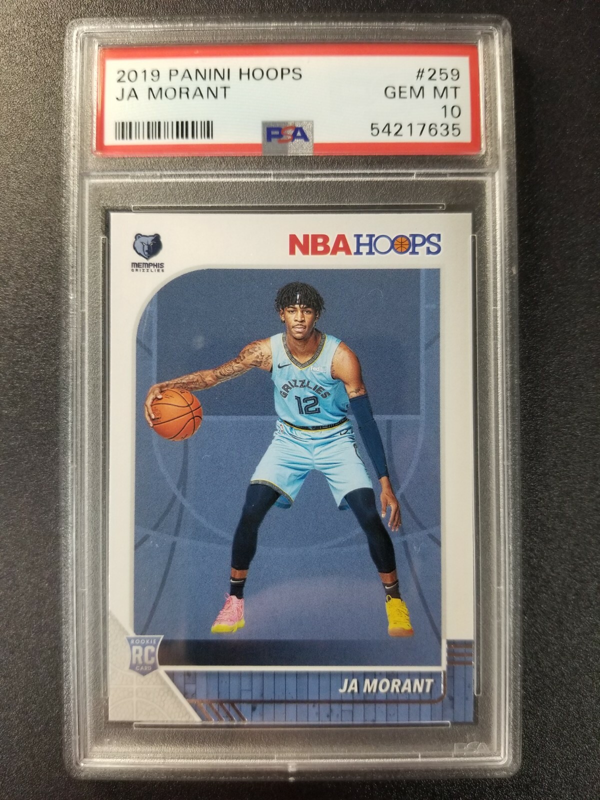 その他 Ja Morant PSA 10 optic RC fanatics NBA Graded 2019-20 Panini Donruss Optic JA MORANT #168 Rookie