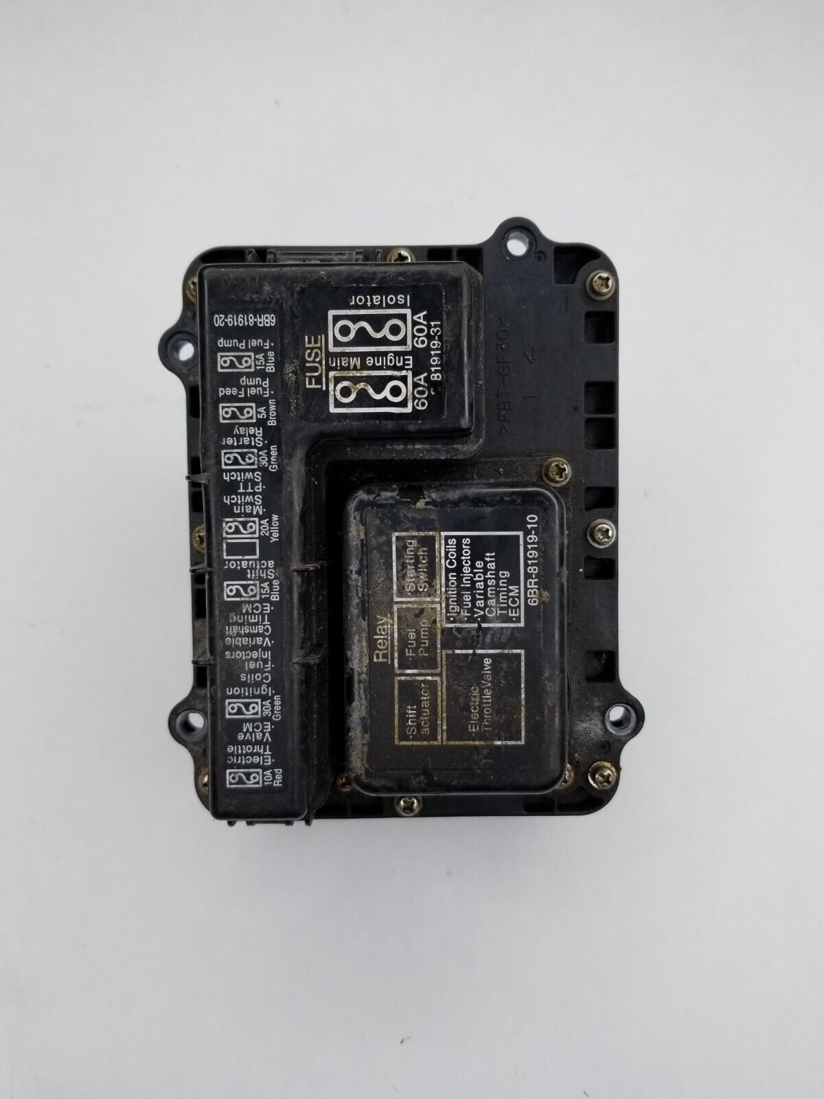 Yamaha Outboard 2008 4Stroke 250HP Fuse Box Assy 6BR-82170 Yamaha Outboard 2008 4Stroke 250HP Fuse Box Assy 6BR-82170