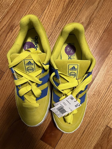 スニーカー adidas Adimatic yellow blue GY2090 ADIDAS ORIGINALS ADIMATIC GY2090 BRIGHT YELLOW/BLUE MEN'S
