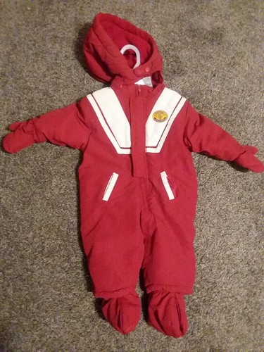 Red Carter's Snowsuit 12 Months