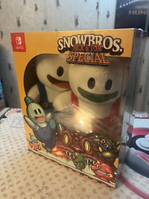 Snow Bros. Nick & Tom Special (Nintendo Switch) Box Set SEALED Plush Limited Run
