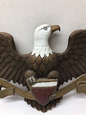 Vintage United China Bald Eagle Figurine Price reduced due to damage on wings.