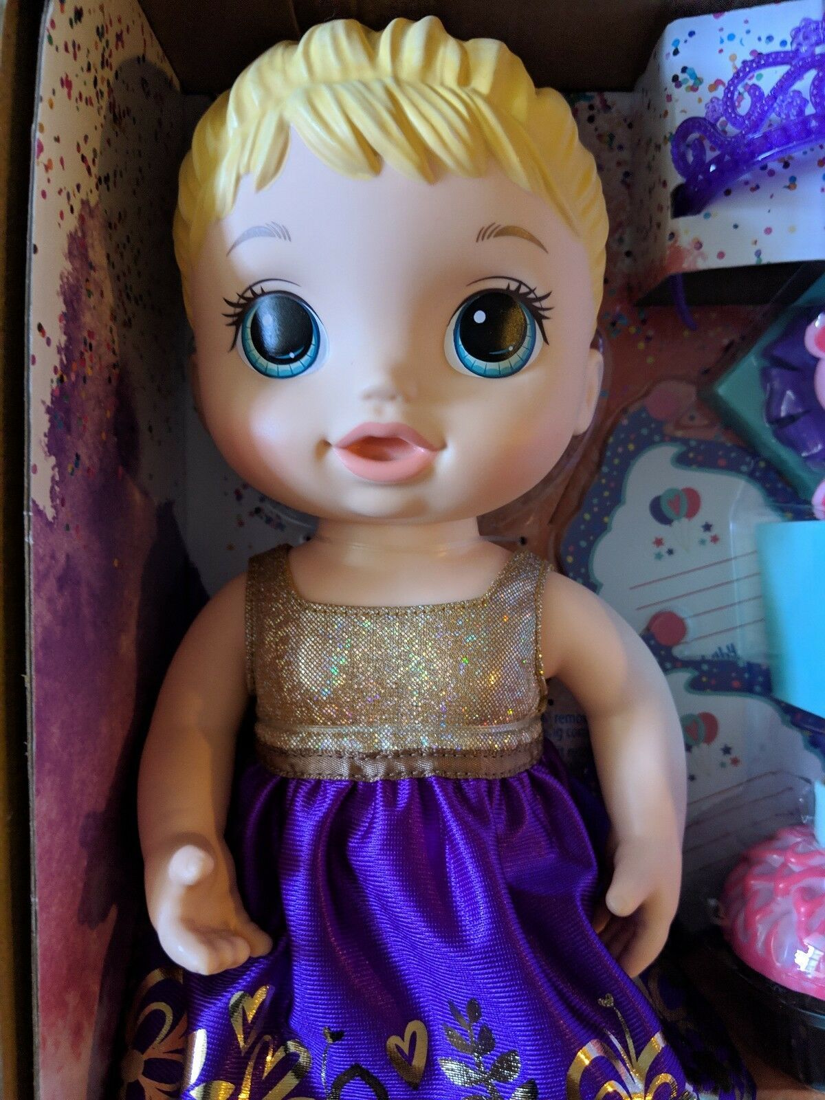 Hasbro Baby Alive Cupcake Birthday Baby NIB