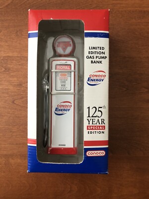 Conoco 125th Year Special Edition 2000 Limited Edition Royal Gas Pump Bank.
