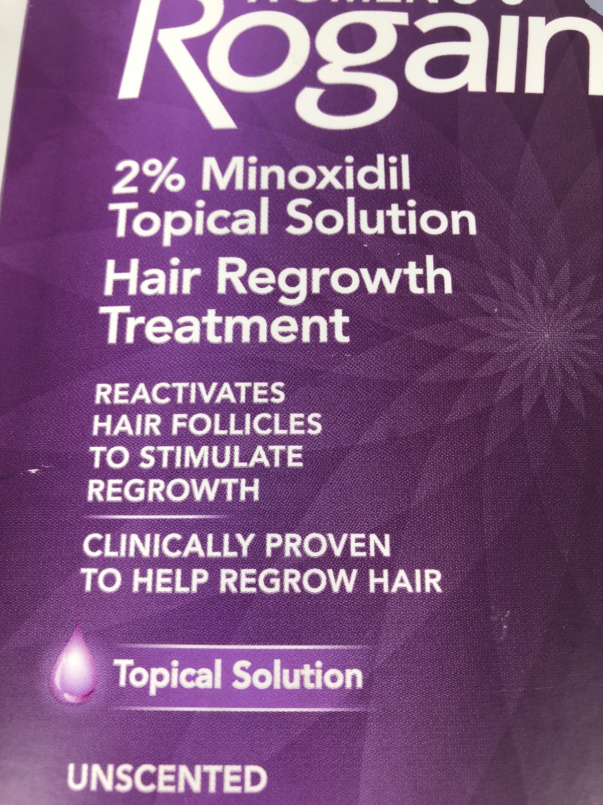 Rogaine Women Topical Solution Hair Regrowth Treatment 3 month supply exp 2021