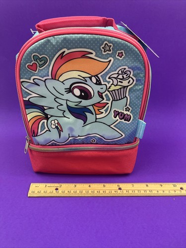 My Little Pony Rainbow Dash Thermos Insulated SOFT Lunch Bag 2017 NWT