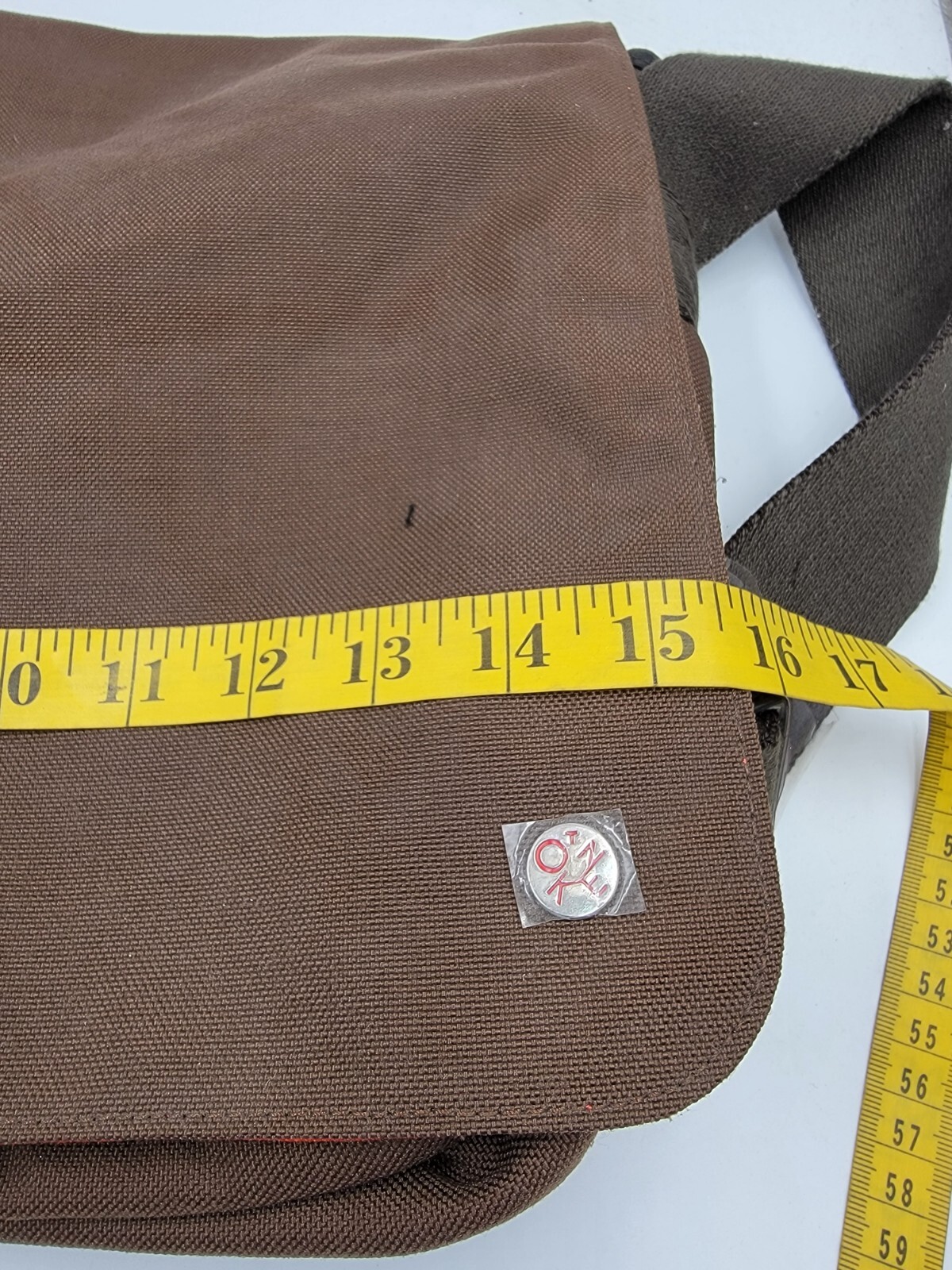 Token Astor Shoulder Bag Women's Medium Brown/Orange Buckle Closure Adjustable - Picture 5 of 16